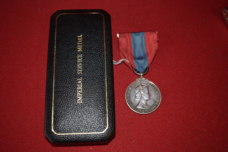 IMPERIAL SERVICE MEDAL QEII NAMED-SOLD